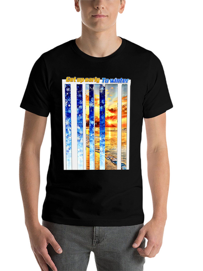Winter Beach T-Shirt - Get Up Early