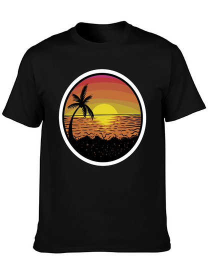 Sunset Palm Tree T-Shirt
