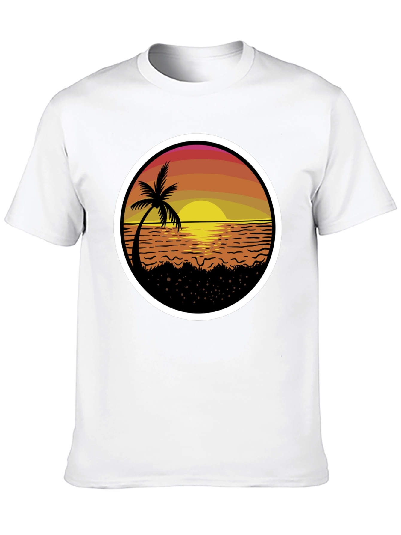 Sunset Palm Tree T-Shirt
