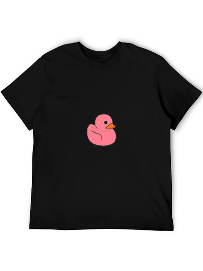 Pink Duck Graphic Tee - Casual Comfort