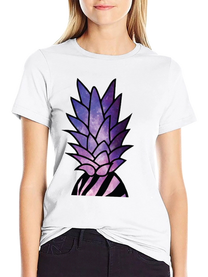 Galaxy Pineapple T-Shirt - Unique Graphic Tee