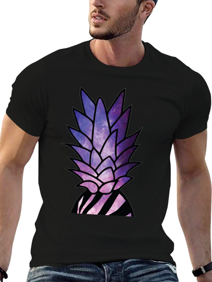 Galaxy Pineapple T-Shirt - Unique Graphic Tee
