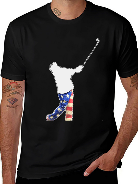 Golfing USA Flag Tee
