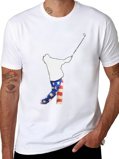 Golfing USA Flag Tee