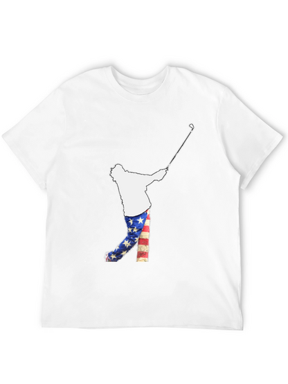 Golfing USA Flag Tee