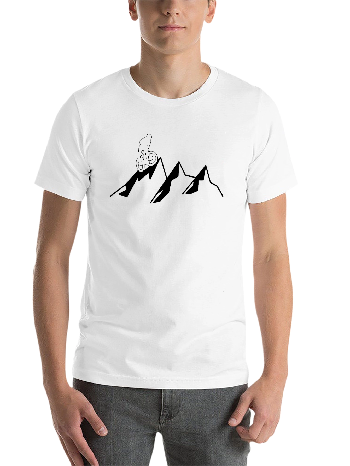 Mountain Bike Rider T-Shirt - Adventure Ready!