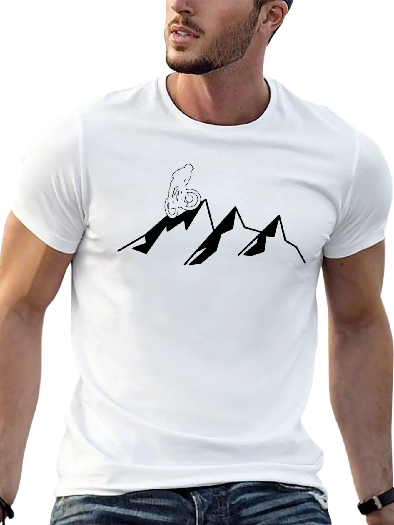 Mountain Bike Rider T-Shirt - Adventure Ready!