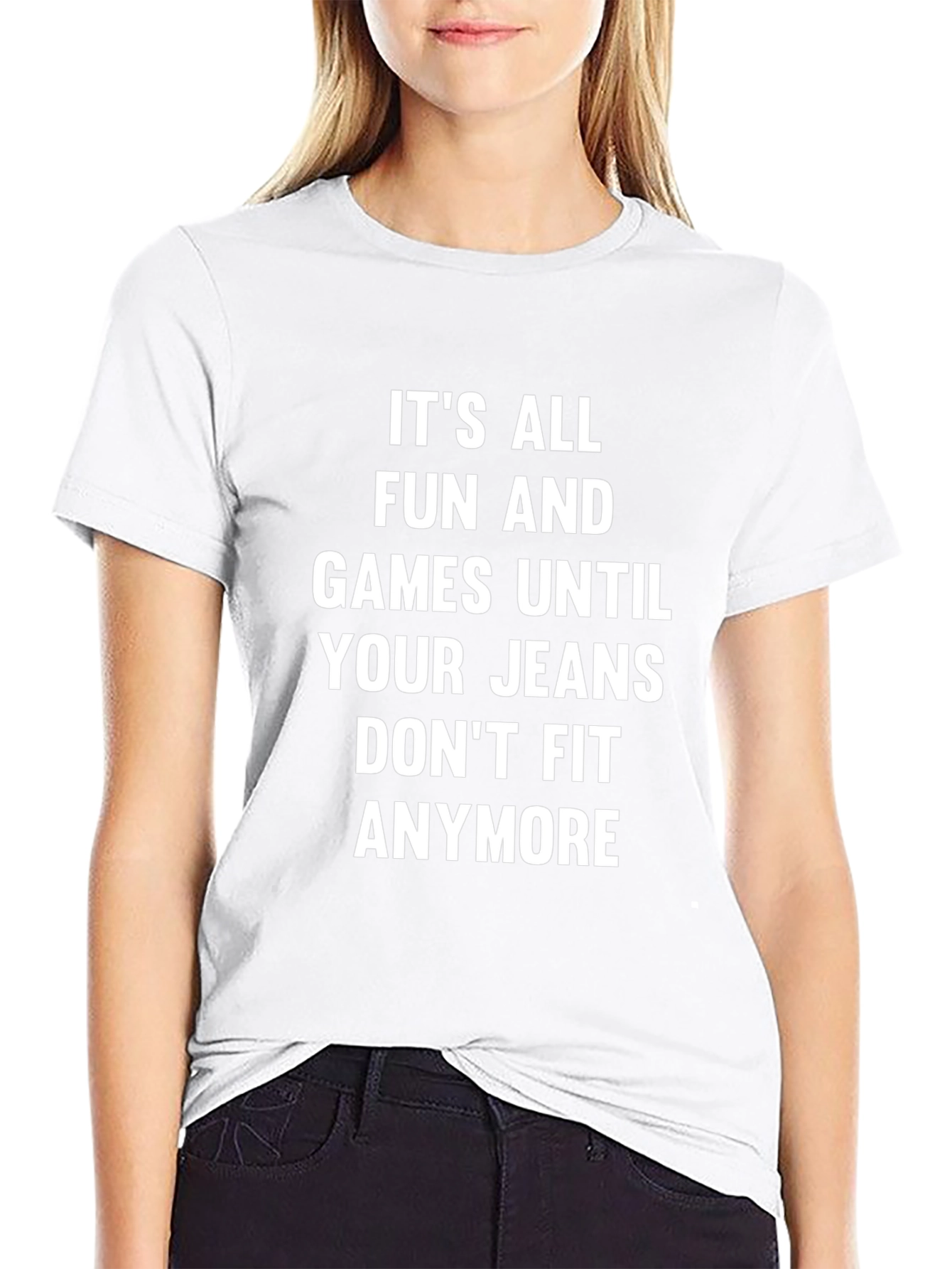 Funny Jeans Dont Fit Graphic T-Shirt
