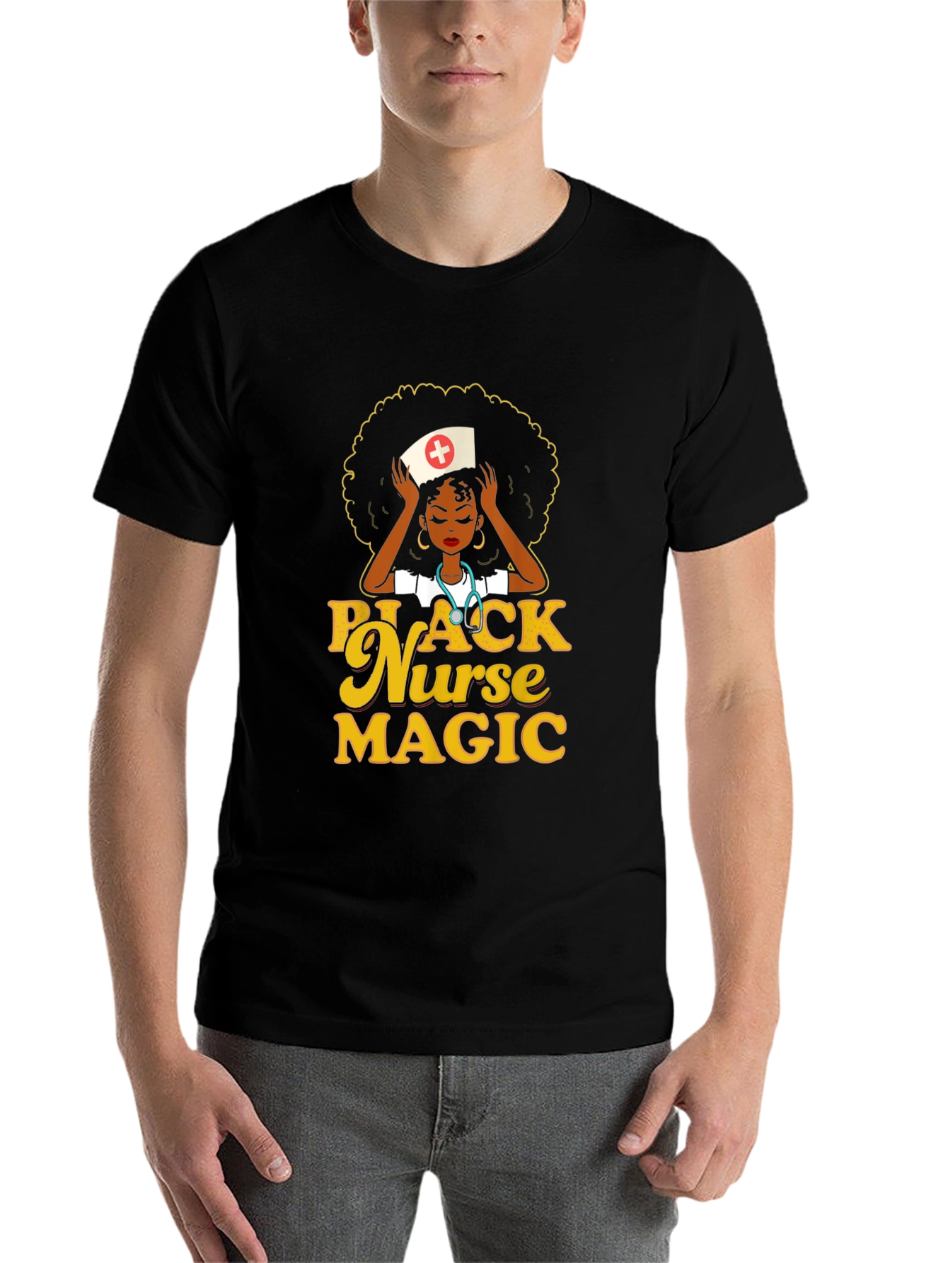Black Nurse Magic T-Shirt