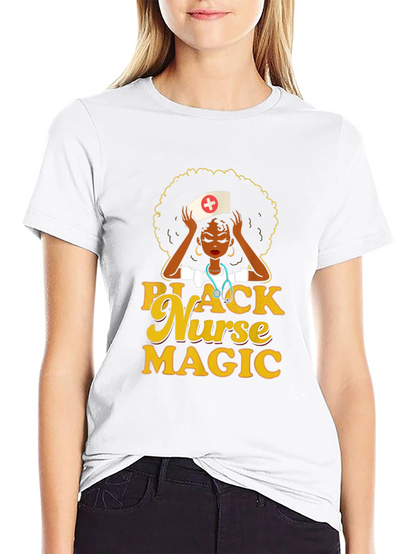 Black Nurse Magic T-Shirt
