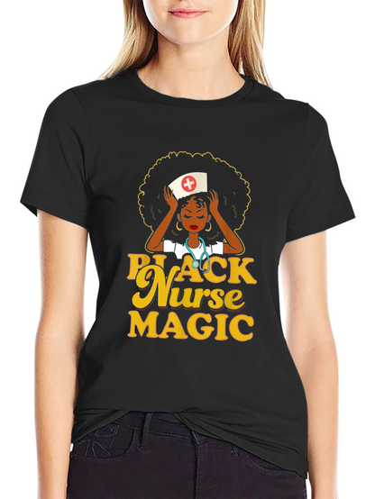 Black Nurse Magic T-Shirt