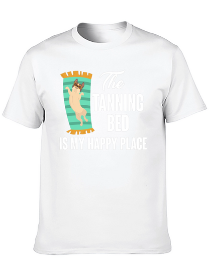 Tanning Bed Happy Place T-Shirt