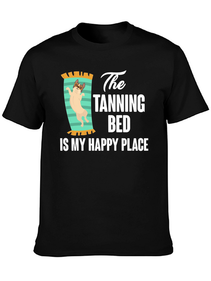 Tanning Bed Happy Place T-Shirt