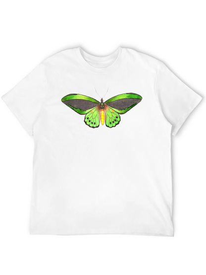 Butterfly Graphic Tee - Black Cotton T-Shirt