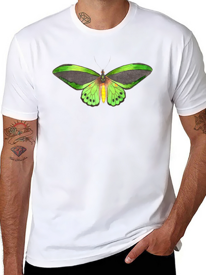 Butterfly Graphic Tee - Black Cotton T-Shirt
