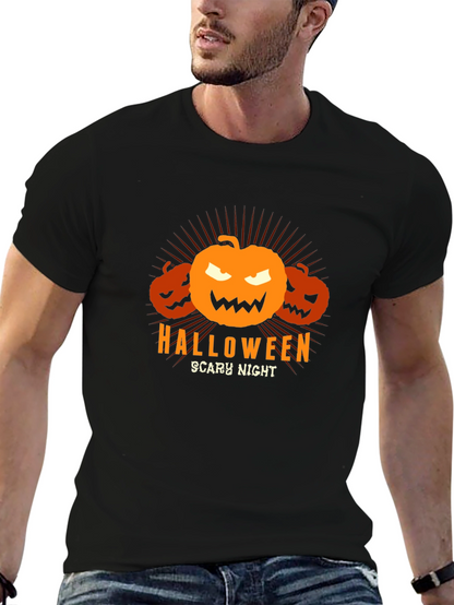 Halloween Scary Night Pumpkin T-Shirt