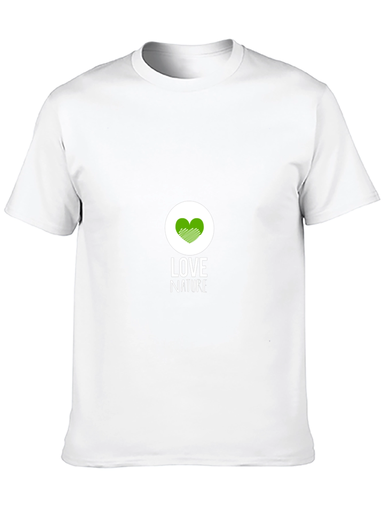 Love Nature Graphic Print Black T-Shirt