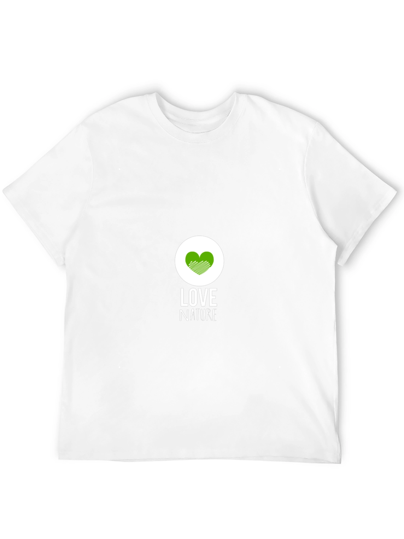 Love Nature Graphic Print Black T-Shirt
