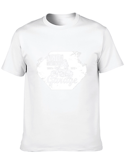Custom Motorcycle Garage T-Shirt