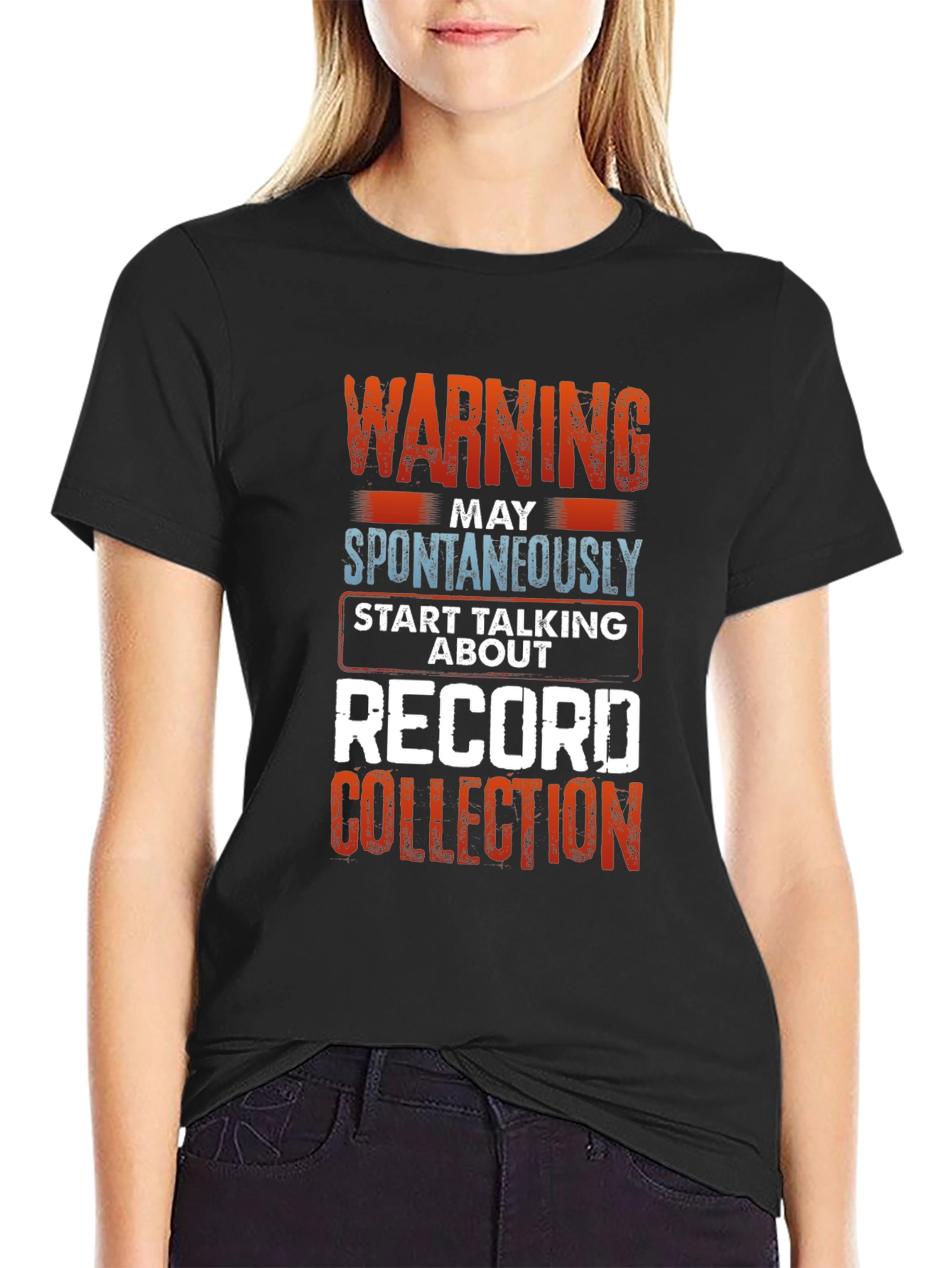 Warning Record Collection T-Shirt