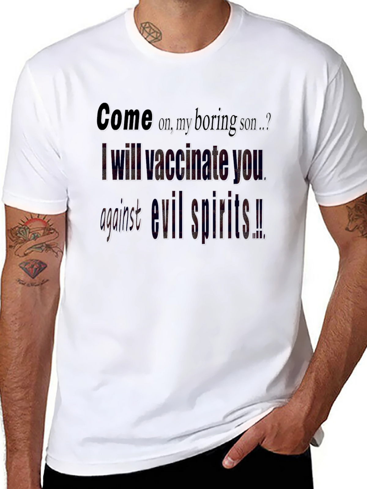 Vaccinate You Against Evil Spirits T-Shirt