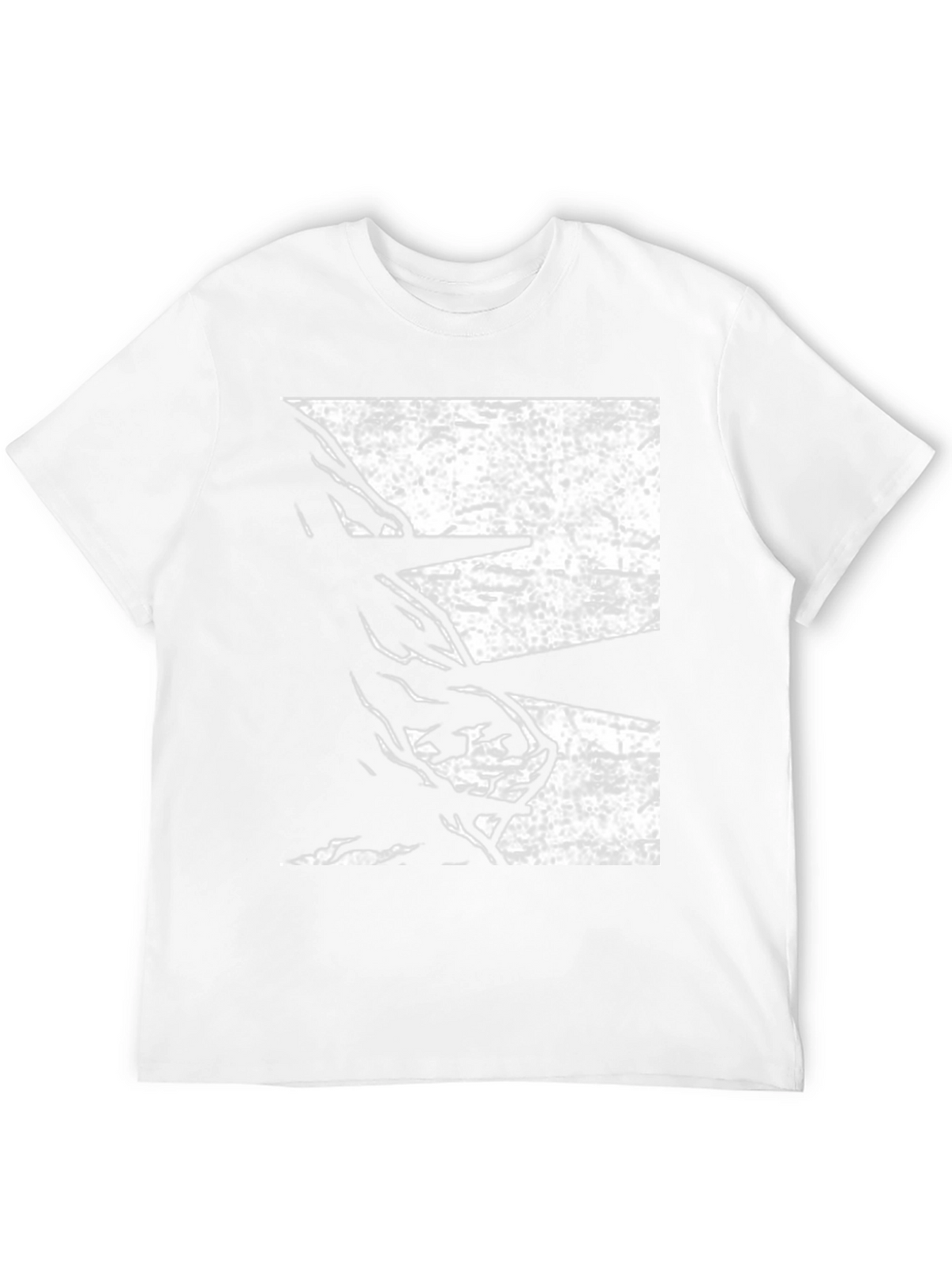 Abstract Graphic Black T-Shirt