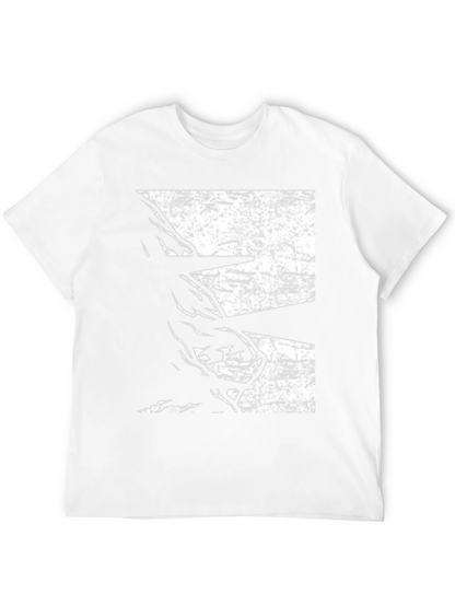 Abstract Graphic Black T-Shirt