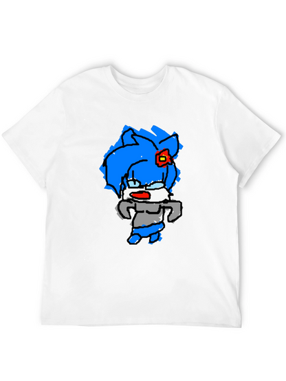 Cartoon Character Black T-Shirt