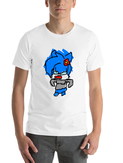 Cartoon Character Black T-Shirt