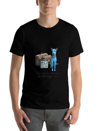 Traveling Dog Graphic Tee - Black