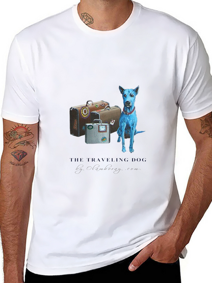 Traveling Dog Graphic Tee - Black