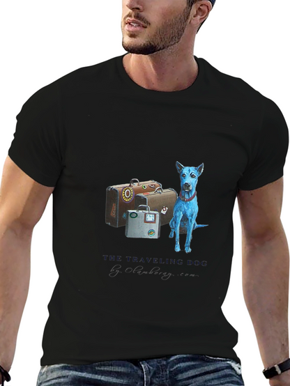 Traveling Dog Graphic Tee - Black
