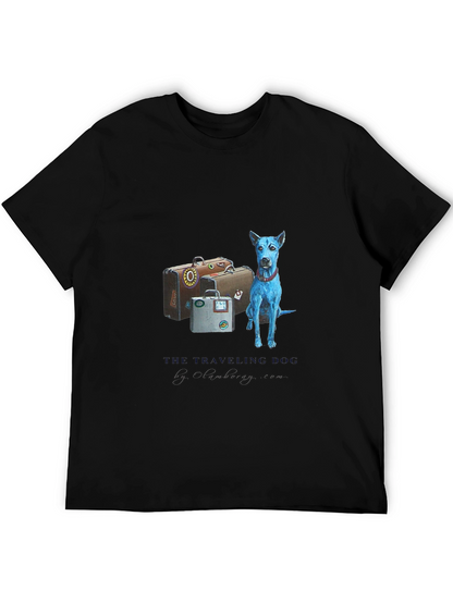 Traveling Dog Graphic Tee - Black