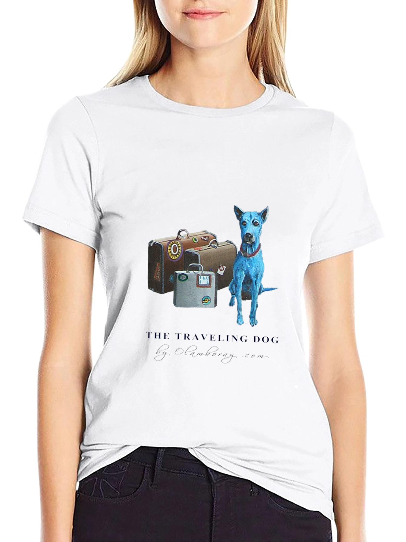 Traveling Dog Graphic Tee - Black