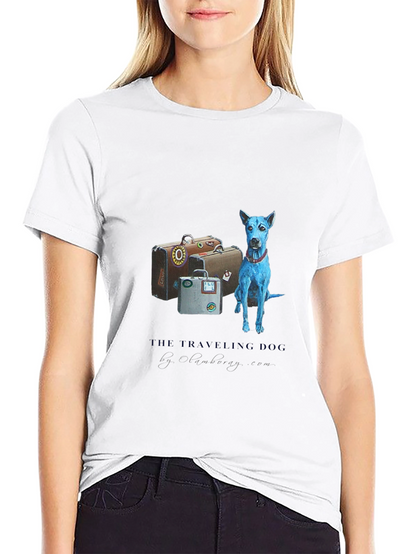 Traveling Dog Graphic Tee - Black