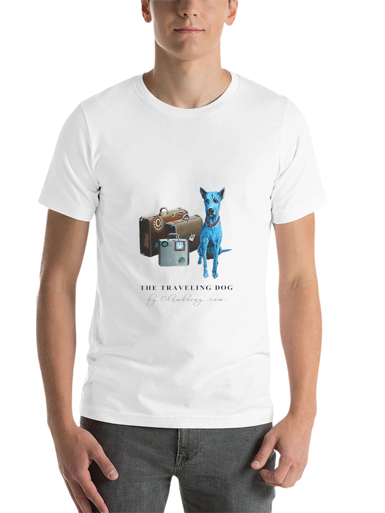 Traveling Dog Graphic Tee - Black