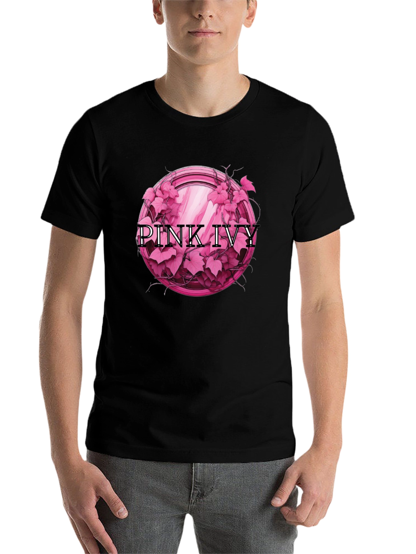 Pink Ivy Graphic Tee