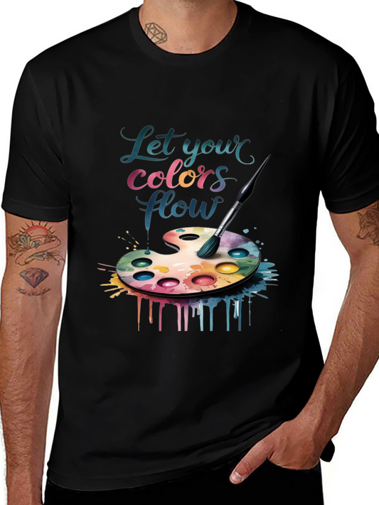 Artist Palette Tee - Let Your Colors Flow