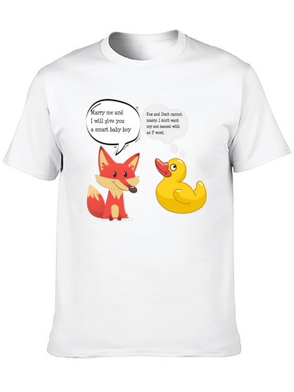 Funny Fox and Duck T-Shirt - Smart Baby Boy