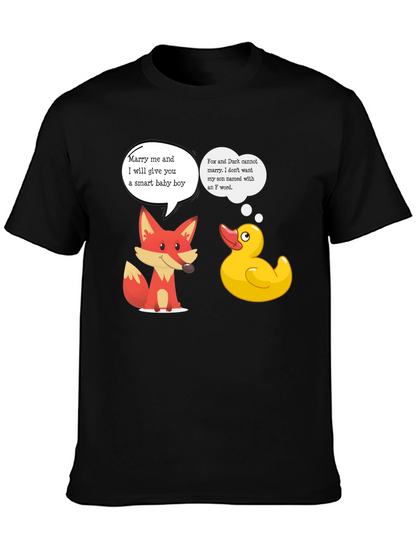 Funny Fox and Duck T-Shirt - Smart Baby Boy