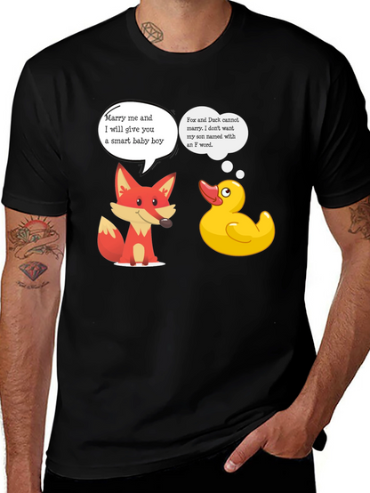 Funny Fox and Duck T-Shirt - Smart Baby Boy
