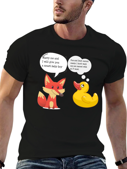 Funny Fox and Duck T-Shirt - Smart Baby Boy