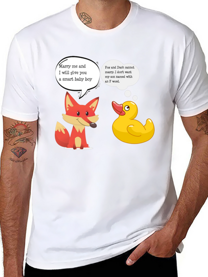 Funny Fox and Duck T-Shirt - Smart Baby Boy