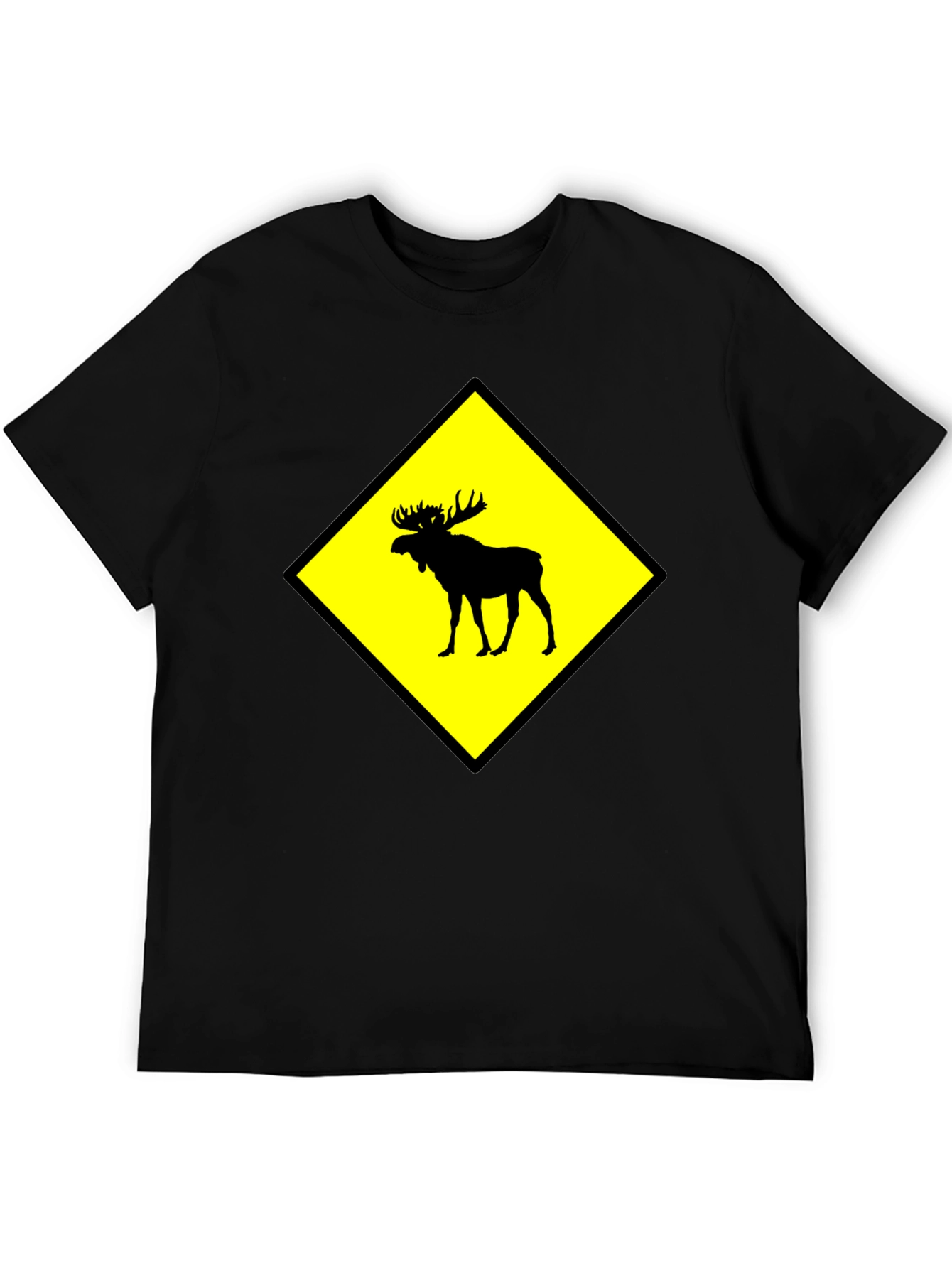 Moose Crossing Graphic T-Shirt