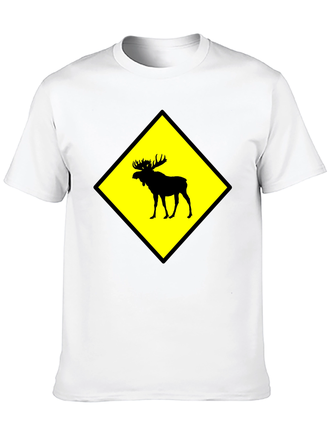 Moose Crossing Graphic T-Shirt