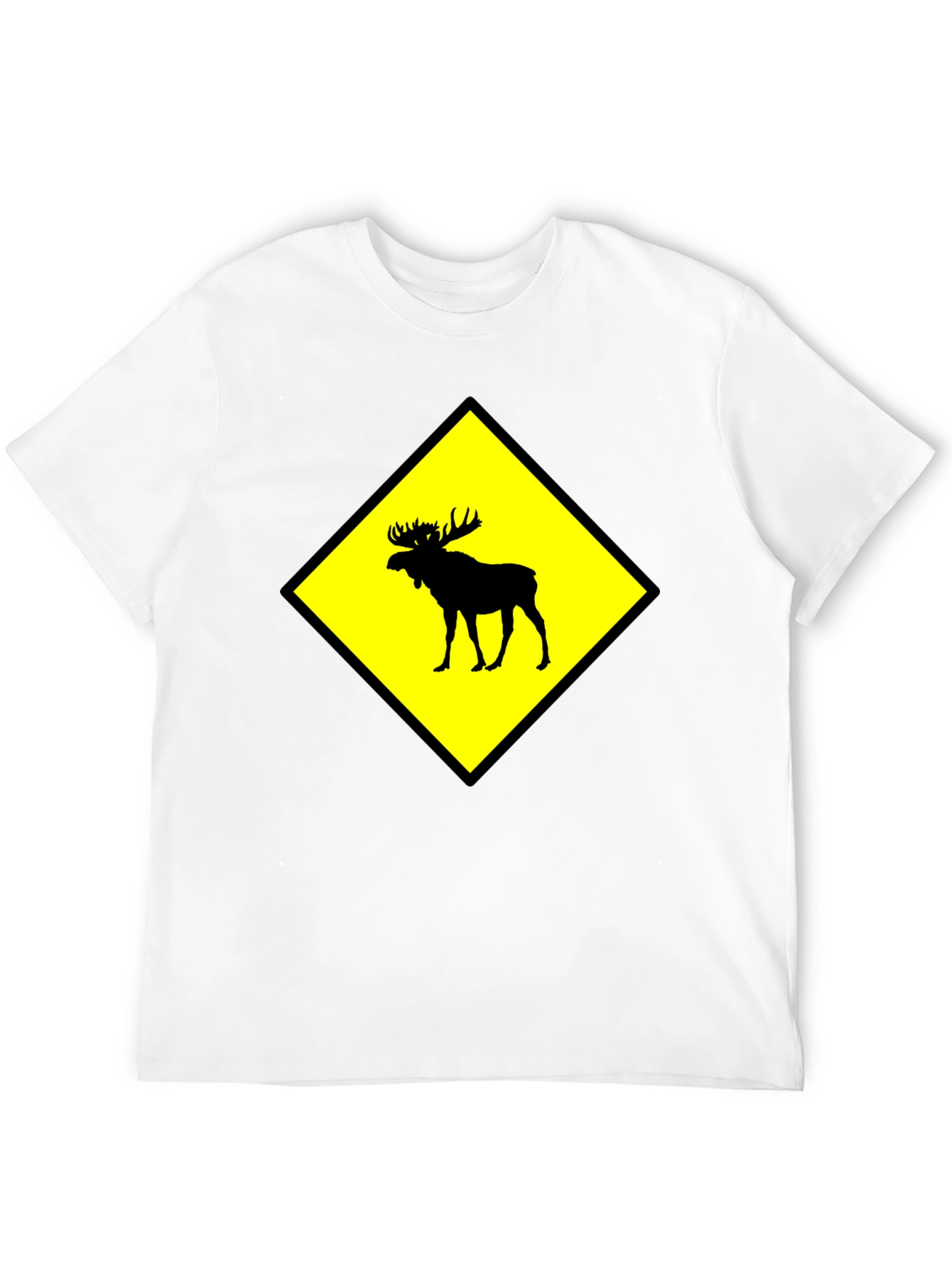 Moose Crossing Graphic T-Shirt