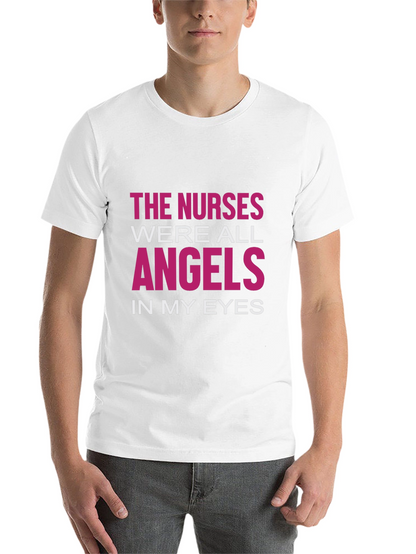 Nurses Are Angels T-Shirt - Black