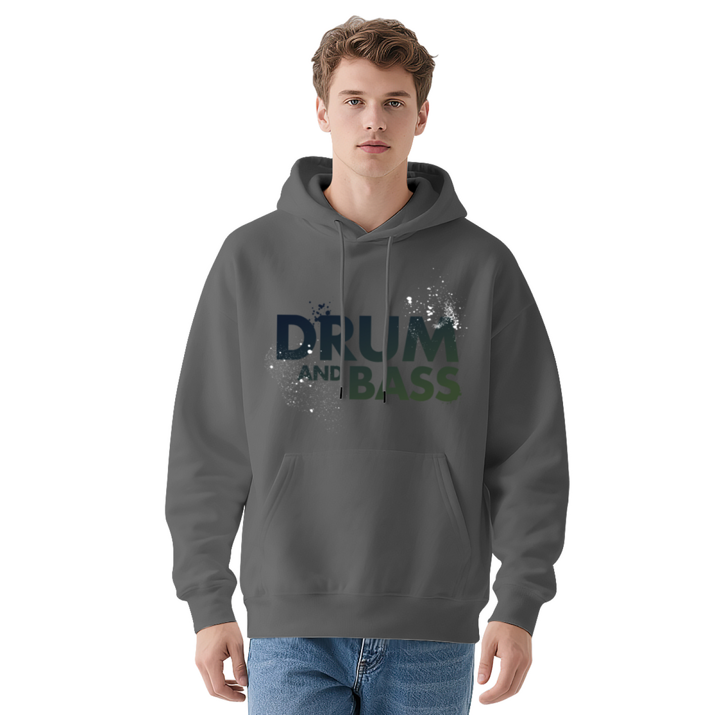Drum And Bass Music Gray Hoodie, Soft Music Lover Wear