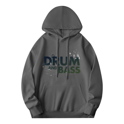 Drum And Bass Music Gray Hoodie, Soft Music Lover Wear