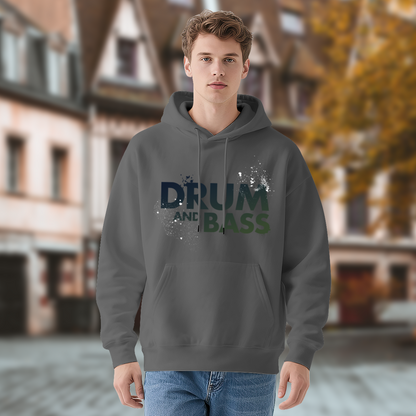 Drum And Bass Music Gray Hoodie, Soft Music Lover Wear